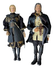Pirates Of The Caribbean Bundle Will Turner & Elizabeth Swann Figures DVD & Map