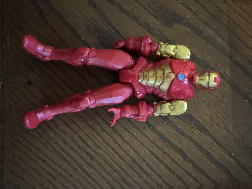 Marvel Iron Man Action Figure Red Gold Armor Approx 6 Inch Figure Only