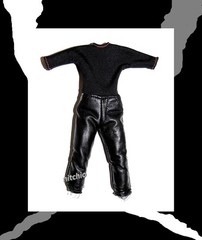 Mezco One:12 Blade – SHIRT & MOTORCYCLE PANTS (Sewn Together) 1/12 Scale
