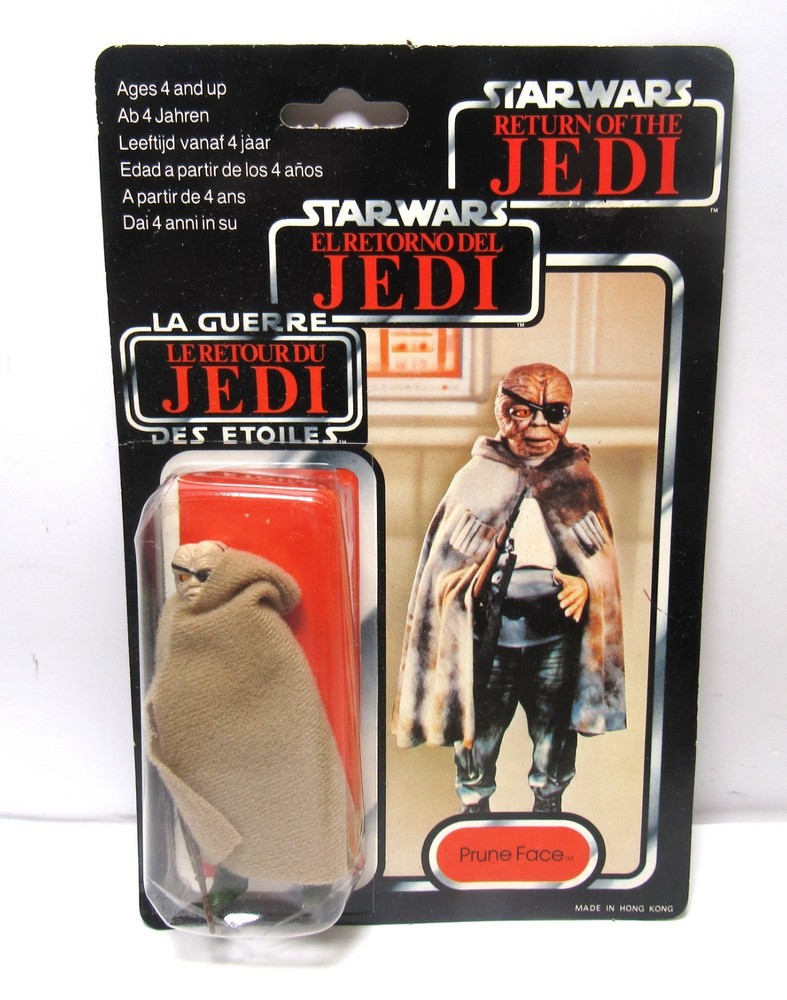 1983 Star Wars PRUNE FACE Tri-Logo Return of the Jedi NEW/SEALED