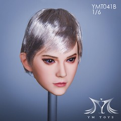 YMTOYS 1/6 YMT041 Ling Cool Girl Head Carved Model Toys