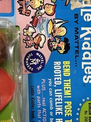 RARE Vintage Sealed Liddle Kiddles Mattel Bunson Bernie 3501 Firefighter 1965