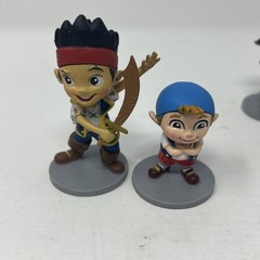 Jake and The Neverland Pirates Figures PVC Lot: Jake Hook Smee Izzy Cubby Skully