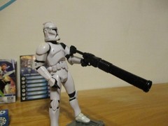 Star Wars 2008 Clone Wars: General Grievous and Clone Trooper Action Figures