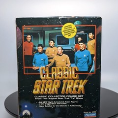 Playmates Star Trek Classic Figure Set TOS:Kirk+Spock+McCoy+Scotty 1993â­