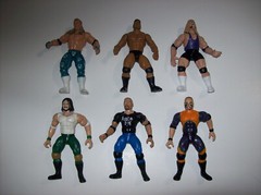 Lot of Vintage 1990s Jakks Pacific Wrestling Action Figures WWF