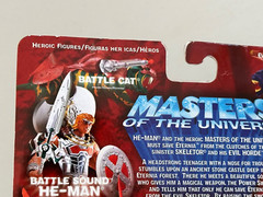 Masters of the Universe Battle Sound He-Man Action Figure Mattel 2001 NEW w/ VHS