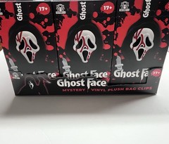 Ghost Face Mystery Vinyl Plush Bag Clips Culture Fly Case of 9
