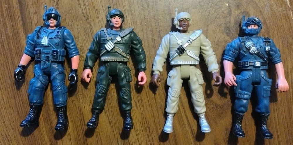 Lanard The Corps Chap Mei Action Figures Lot Of 4