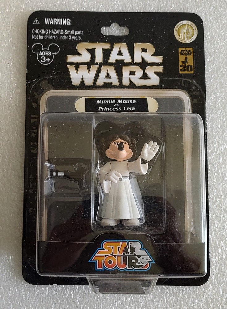 NEW STAR WARS 2007 STAR TOURS MINNIE MOUSE AS PRINCESS LEIA DISNEY PARKS
