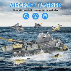 Aircraft Carrier Battle Ship Army Toys – Military Vehicles, Warplanes, Warshi…