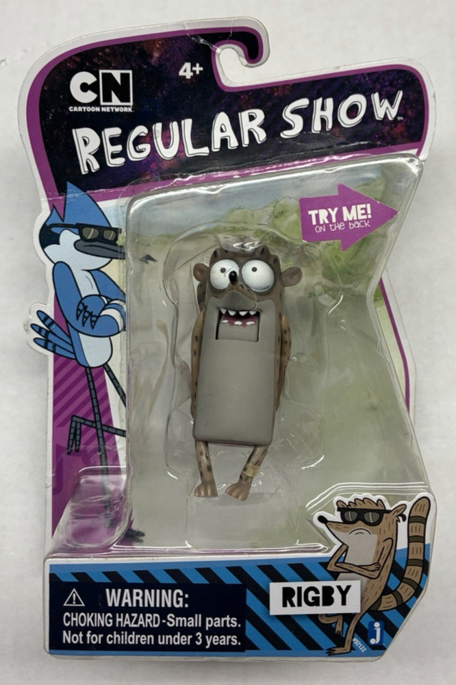 Cartoon Network Jazwares Regular Show RIGBY 3″ Action Figure Sealed New
