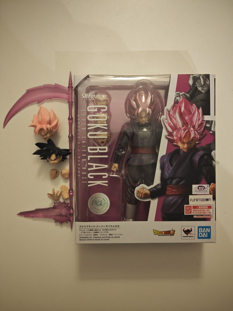 Sh Figuarts Dragonball Super Goku Black Rose w/ Demoniacal Fit Chosen One Extras