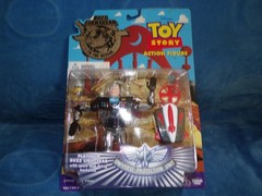 Buzz Lightyear 5” Platinum Stealth Interstellar set NIFSOP 1995 Thinkway new