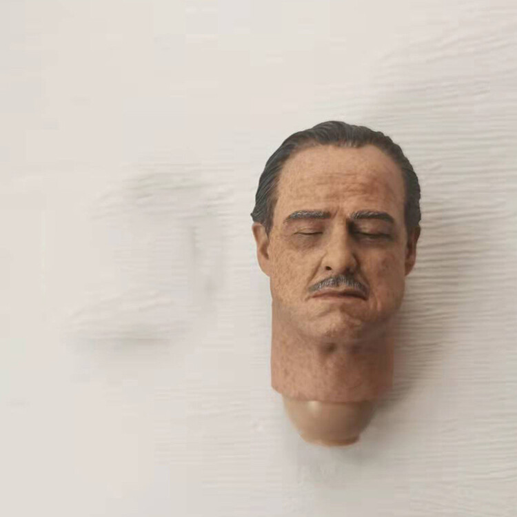DAMTOYS DAM DMS033 1/6 Scale The Godfather 1972 Vito Corleone Head Closed Eyes