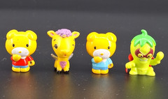 Mixed Lot of 15 Various Miniture Unisex Rubber & Plastic Toy