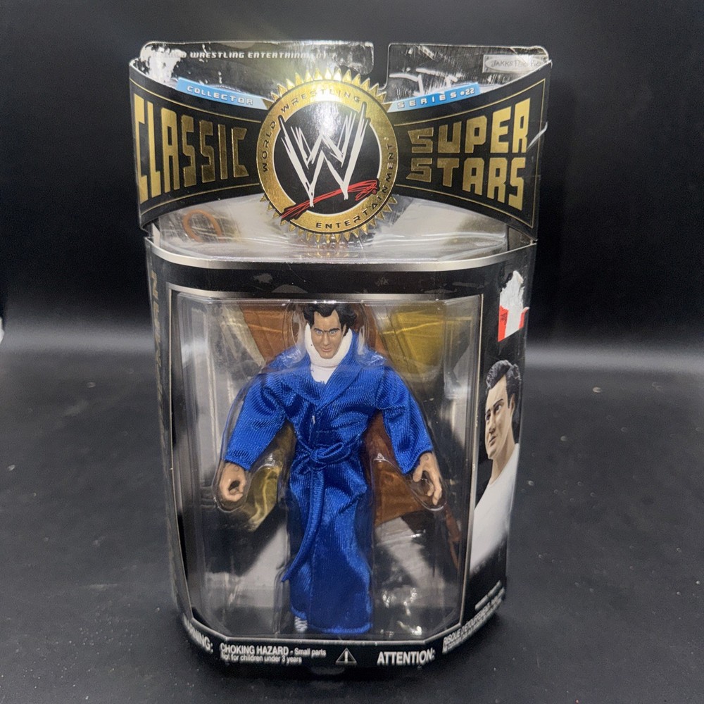WWE Jakks Andy Kaufman Classic Superstars Series 22 Action Figure Blue Robe WCW