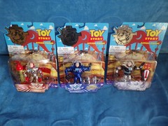 Buzz Lightyear 5” Platinum Stealth Interstellar set NIFSOP 1995 Thinkway new