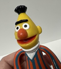 Sesame Street PVC Figures 1980s Cookie Monster Bert Applause 5.5″ Lot