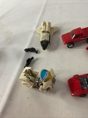 1980s Gobots Lot Of 4 Harley Robo Lamborghini Small Foot Turbo Shuttle