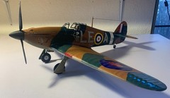 1:18 scale Hawker Hurricane Model Kit-Disassembled and Unpainted