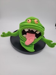 Vintage 1986 Kenner The REAL Ghostbusters Slimer (Green Ghost) Plush Puppet RARE