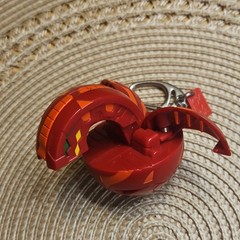 Bakugan Dragonoid Red Pyrus Drago Mega Keychain Battle Brawlers