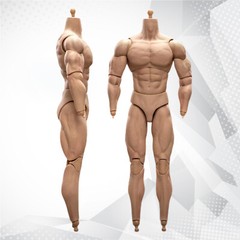 1/6 Scale BD003 Muscular Male Action Figure Body For 12″ Hot Toy Soldier Head Cj