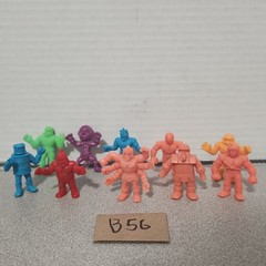 Vintage M.U.S.C.L.E. Men Lot of 10 Colored Red Purple Blue And Beige Kinnikuman