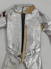 Vintage 1966 G.I. Joe Astronaut Suit – Rare 3-Zipper Variation – w/ 1 Glove