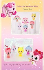 Catch Teenieping Glitter Blind Box Figure Random 1pc Cute Kids Toy Korea