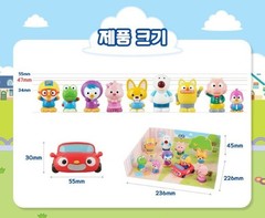 Pororo Friends Finger Puppets Figure Set Kids Role Play Toy Wonderkid NEW