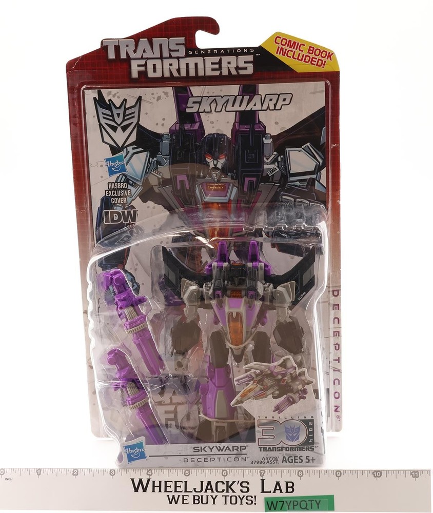 Skywarp Transformers Thrilling 30 Generations 2014 Hasbro Figure NEW SEALED