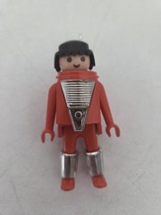 Playmobil Vintage 1974 Red Silver Space Man Astronaut Figure