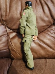 G. I. Joe soldier action figure with realistic molded head & articulating joints
