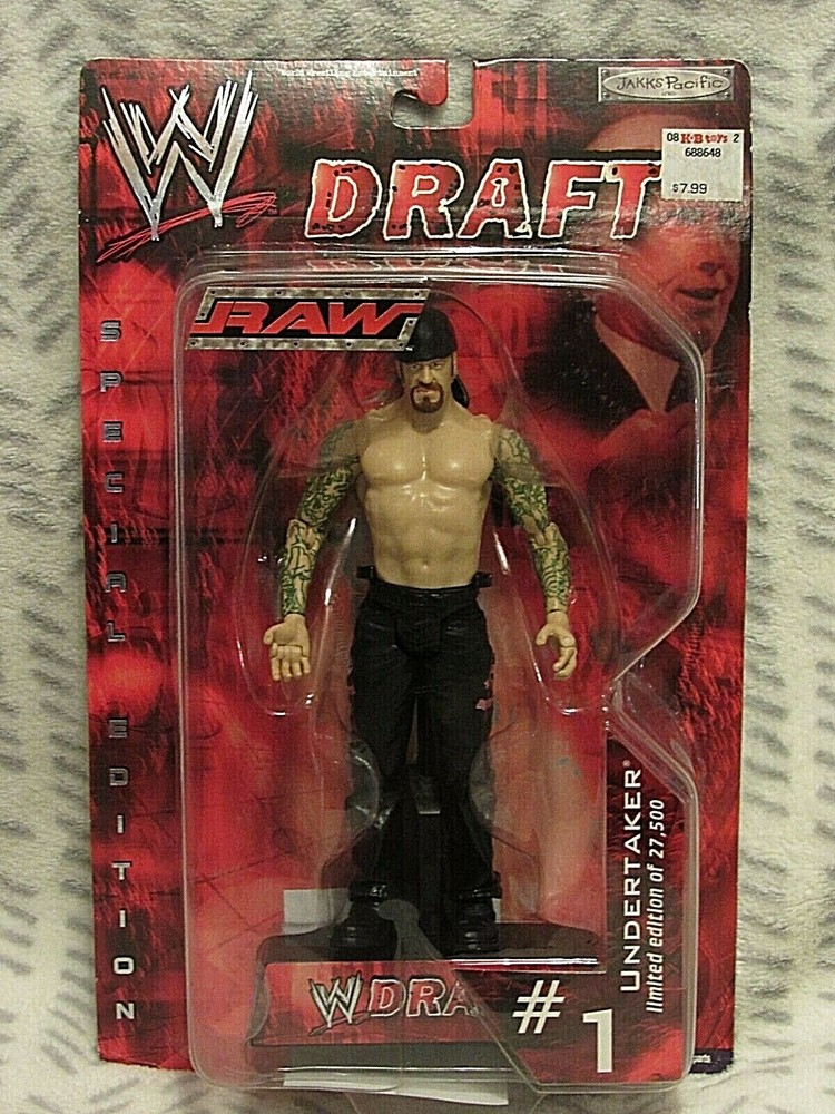 Jakks Pacific WWE WWF Limited Special Edition 27,500 Draft Raw Undertaker #1
