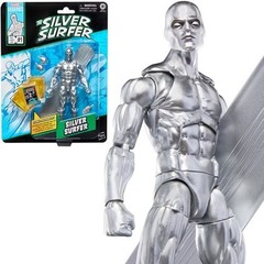 IN STOCK! Fantastic Four Marvel Legends Series Silver Surfer 6″ AF BY HASBRO