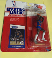 1988 Kenner Starting Lineup Gerald Wilkins NY Knicks NBA Basketball figure, NIB