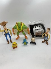 Disney Pixar Toy Story Bundle Assorted Lot of 14 Figures Plus Puzzle