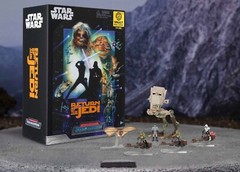 MICRO GALAXY SQUADRON STAR WARS FIGURE ROTJ ENDOR SET #LE0006