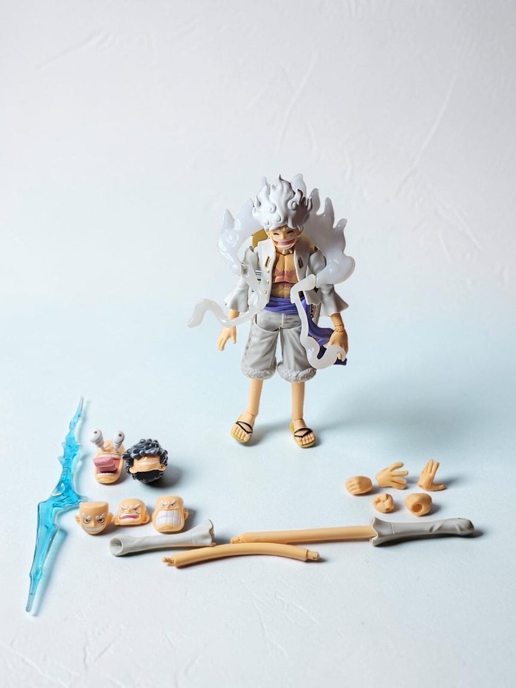 🔥Alike Bandai S.H.Figuarts One Piece Monkey D. Luffy Gear5 Action Figure No Box