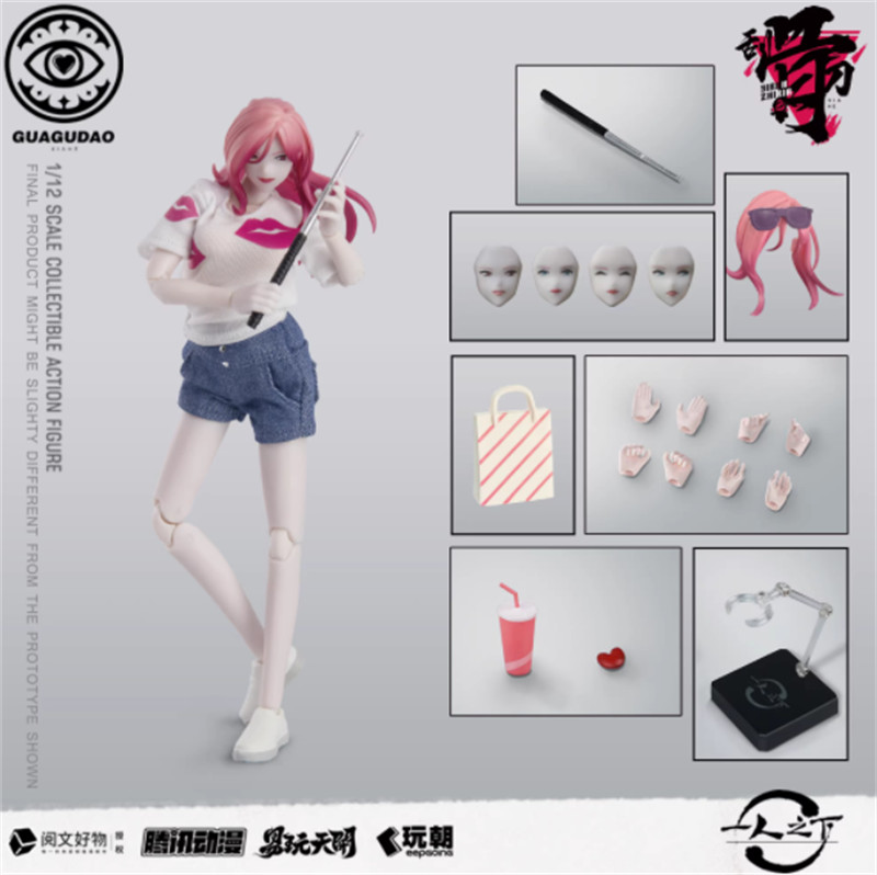 Original 1/12 The Outcast Xia He 夏禾 Action Figure Model Doll Collection Toys