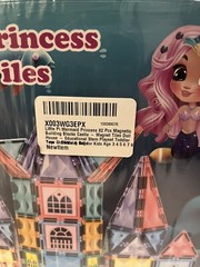 New – Little Pi Mermaid Princess 82 Pieces Magnetic Building Blocks Castle