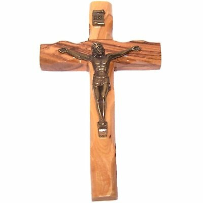 Small olive wood Crucifix – 4.75 inches