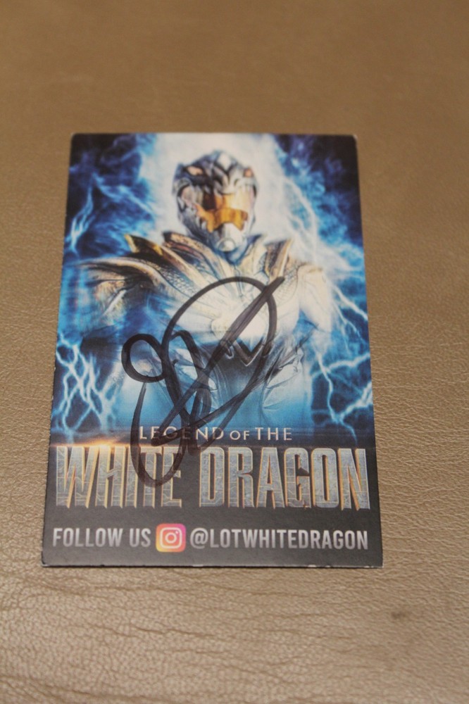 Legend Of The White Dragon Jason David Frank Autograph Card