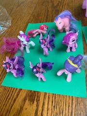 Lot Of 15 My Little Pony Figures Various Sizes Years Generations few Unicorns