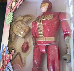 Funko Tiger Electronics 13 1/2in Talking Turbo Man Figure Vintage New Unopened