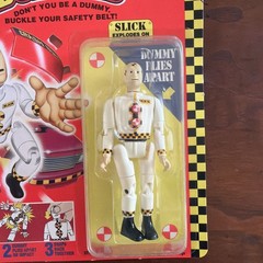 SEALED Crash Test Dummies Bendable Figure SLICK Tyco 1991 New Vintage MOC