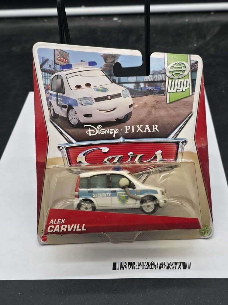 DISNEY PIXAR CARS 2013 WGP ALEX CARVILL WHITE