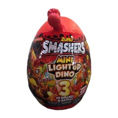 1 PC Zuru Smashers Mini Light Up Dino Surprise Egg Color Varies